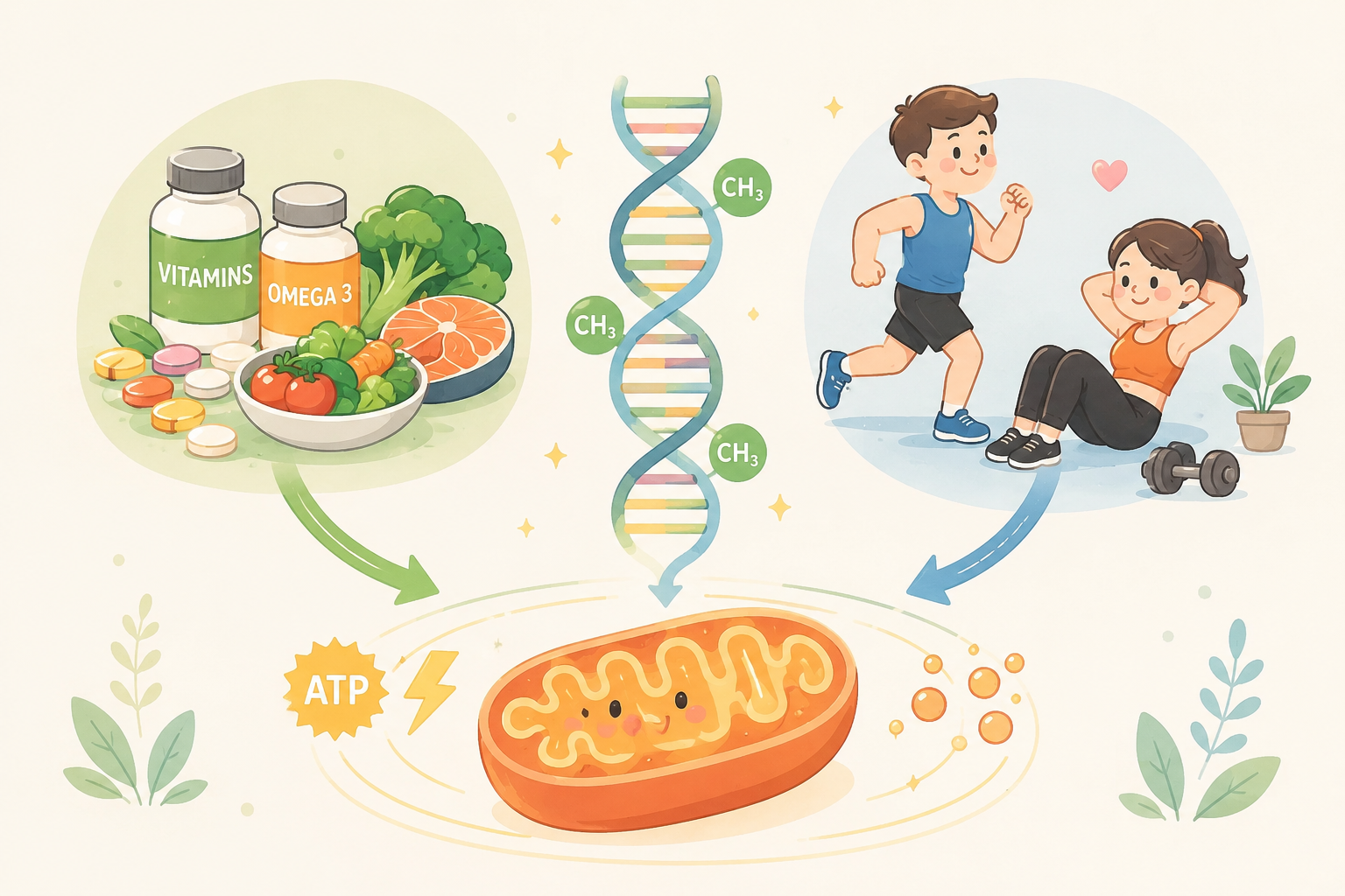 Mitochondria, Methylation Metabolism, and Health Promotion